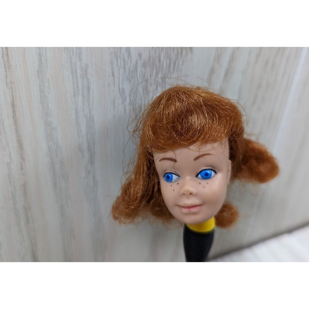 Mattel Vintage 1960s Barbie Midge Replacement head ONLY red hair sparse